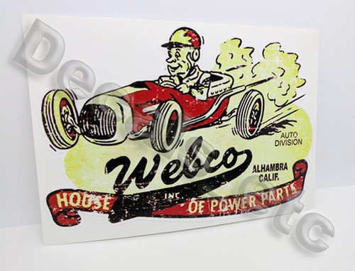 Webco speed shop distressed - webco,