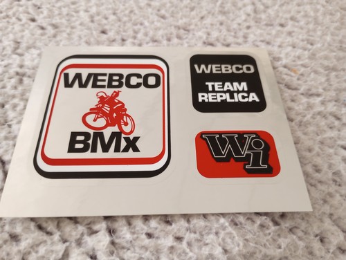 Bmx webco decals - bmx,
